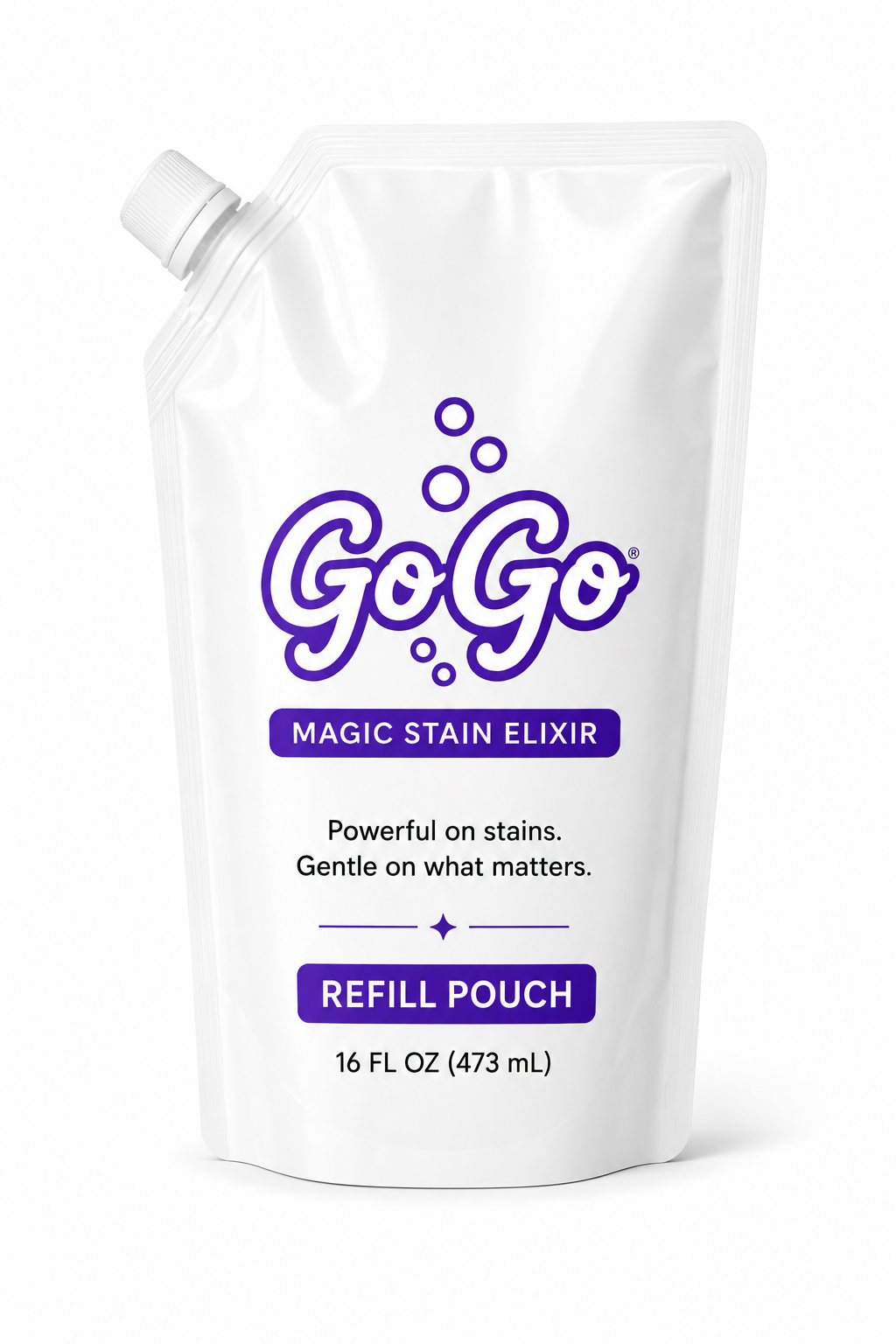 GoGo Magic Stain Elixir 16 oz Refill Pouch